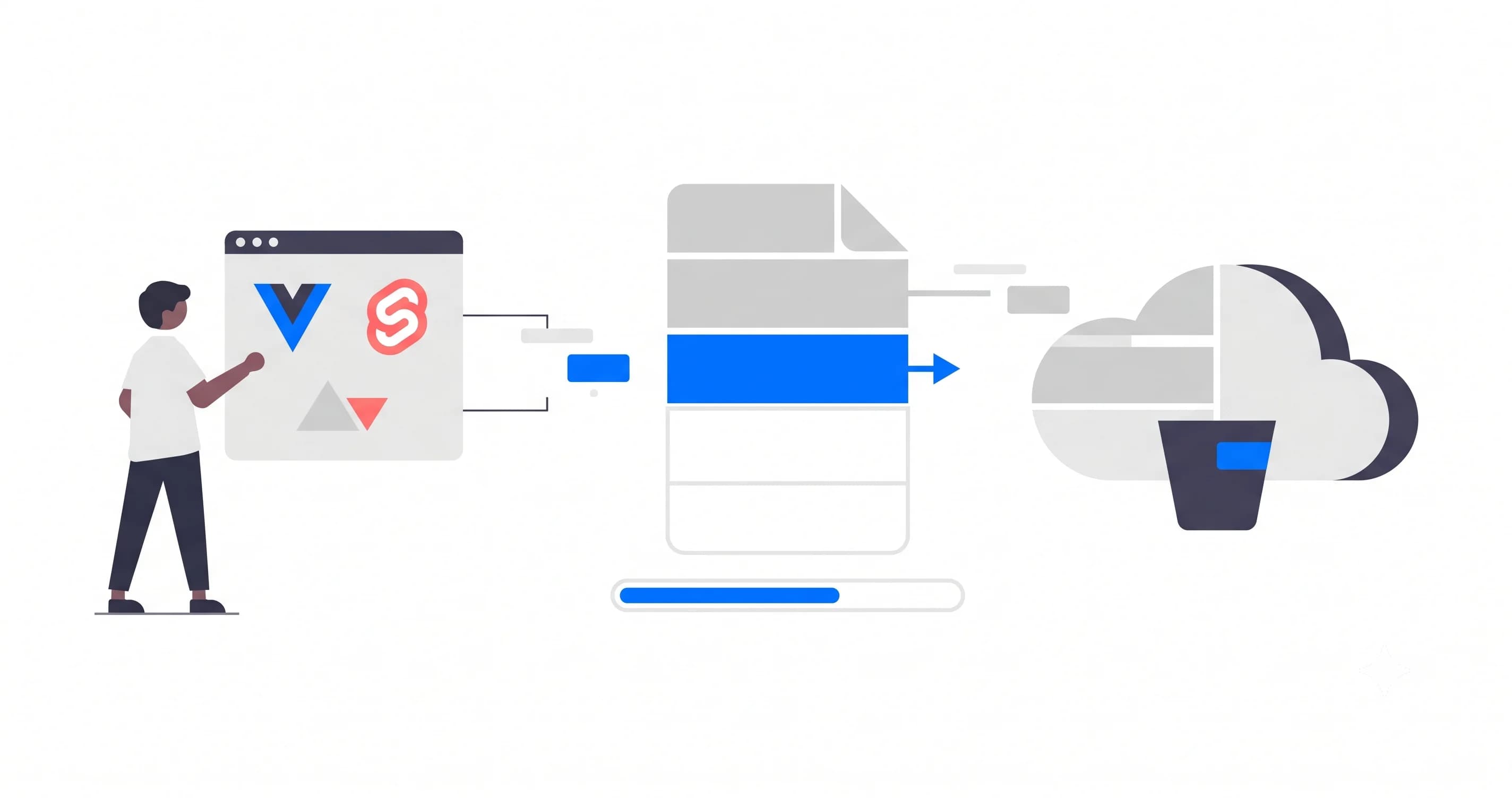 Vue.js + Svelte Resumable Uploads to Cloud Storage – Zero Server Code (TUS Protocol)