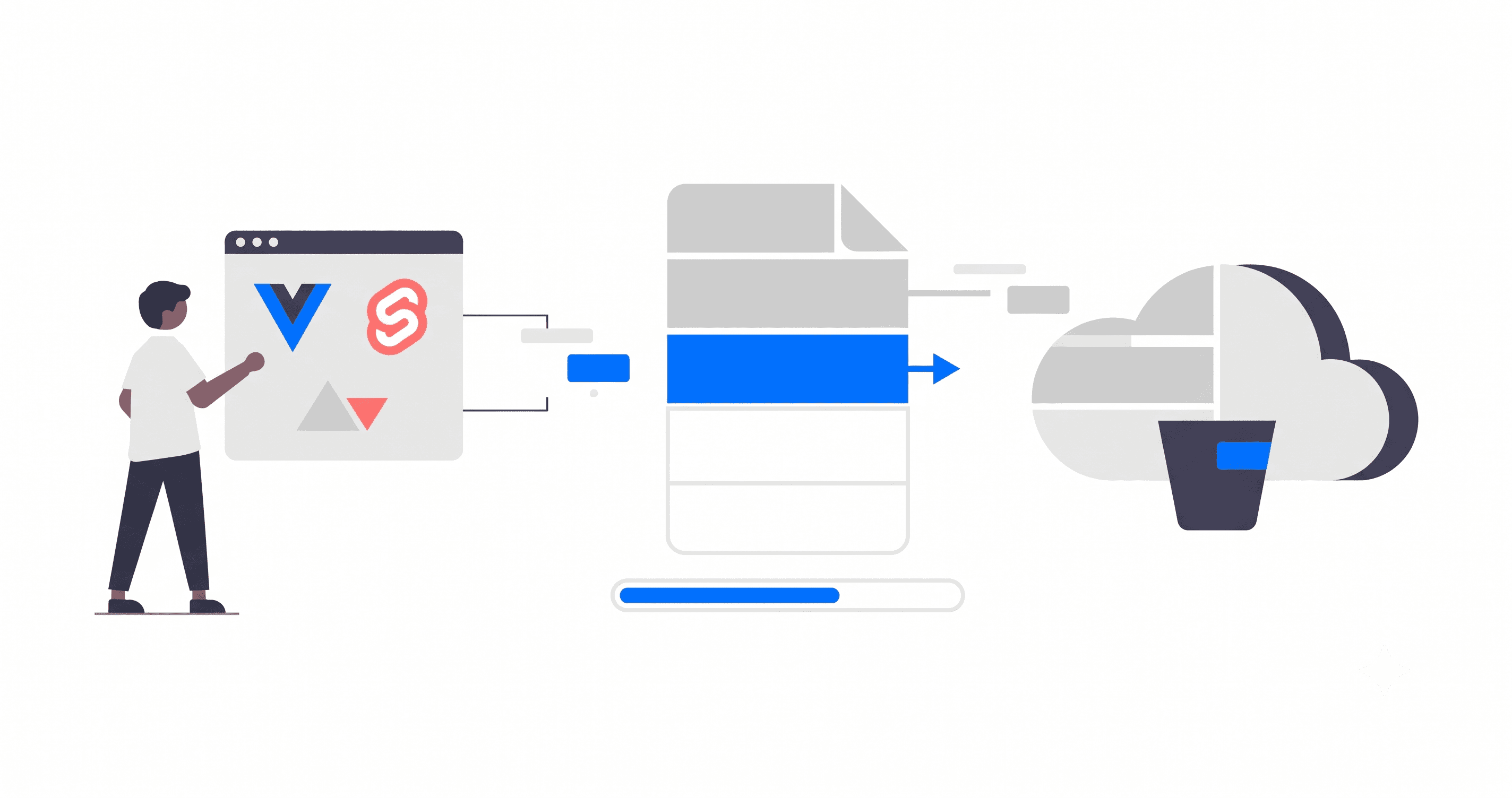 Vue.js + Svelte Resumable Uploads to Cloud Storage – Zero Server Code (TUS Protocol)